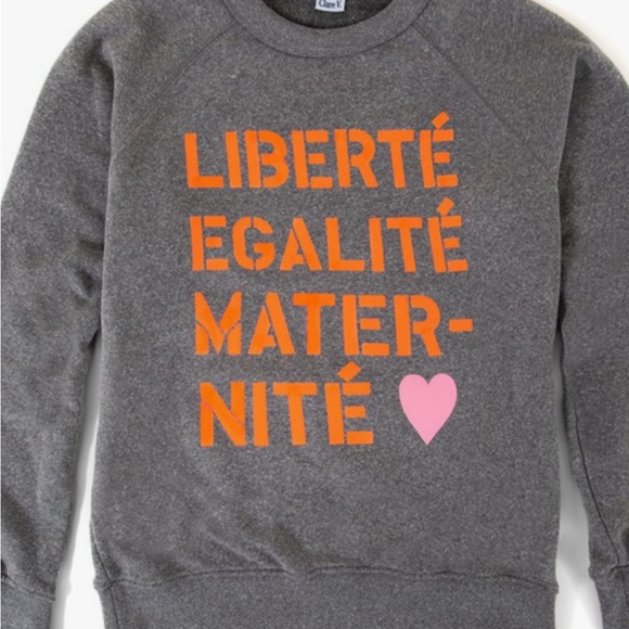 Clare V Liberte Sweatshirt - Picture 1 of 6